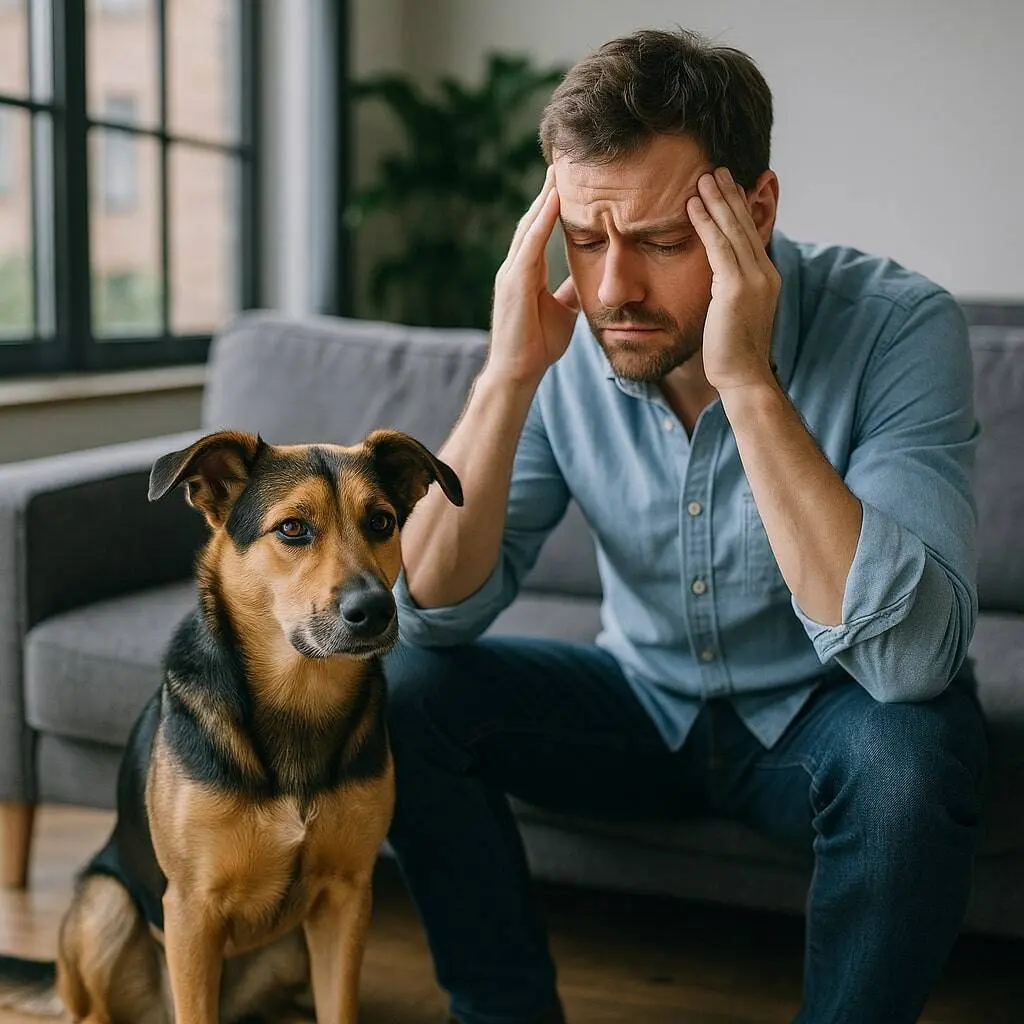 überfordert mit Hund