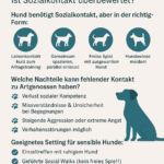 Hunde benötigen passende Sozialkontakte zur Vermeidung von Problemen.