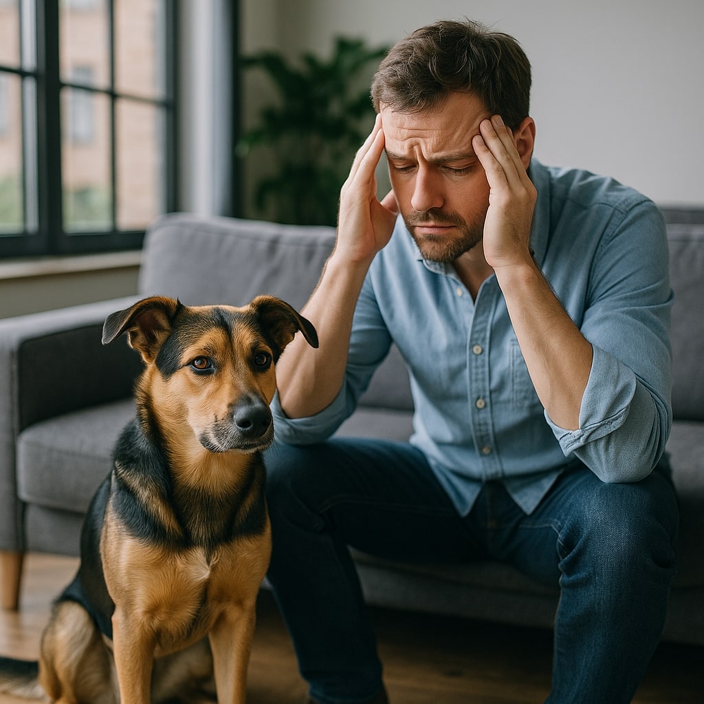 überfordert mit Hund