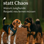 Zwei junge Hunde, "Dis habituation statt Chaos" Titelbild
